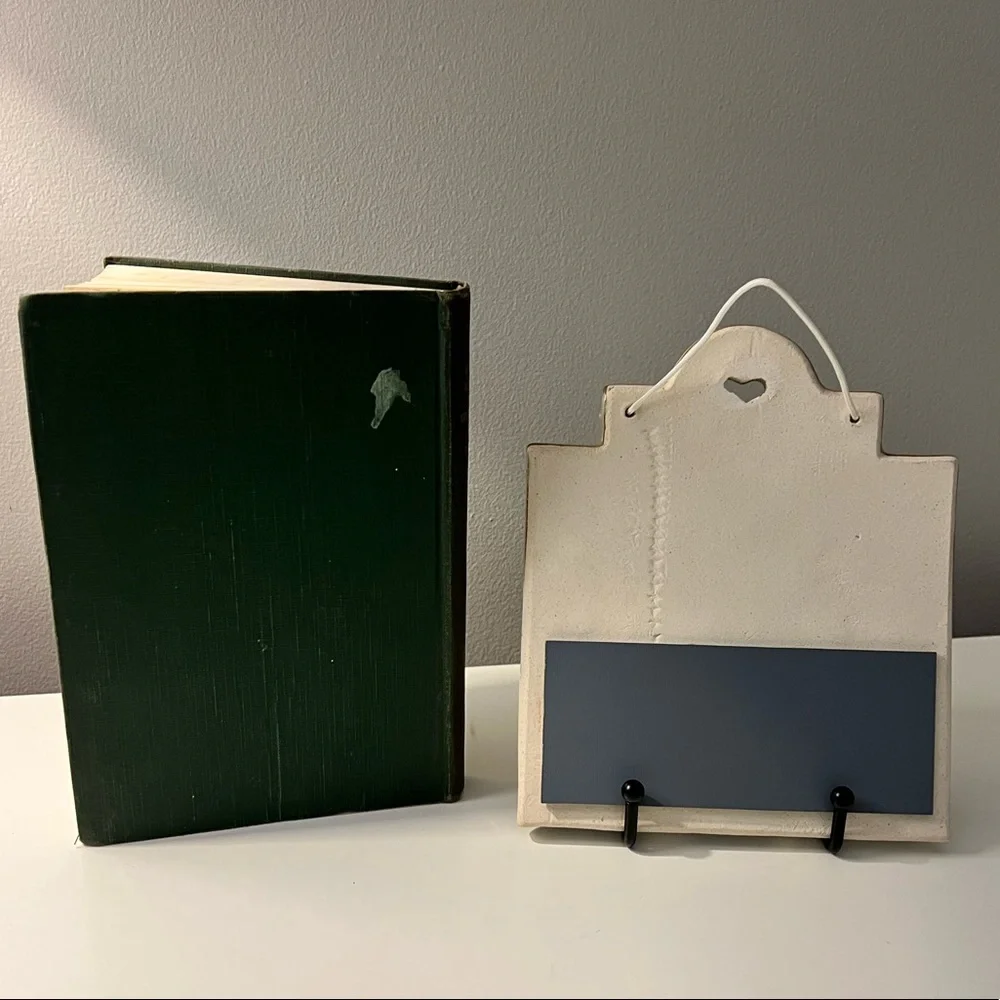 Applied Science for Dry-cleaners book & ceramic dry cleaner wall decor